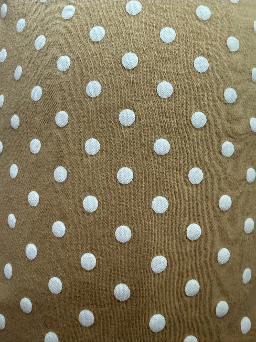 Hudson Baby Tan Polka Dot Long Sleeve Top & Cream Floral Pants Pajama Set